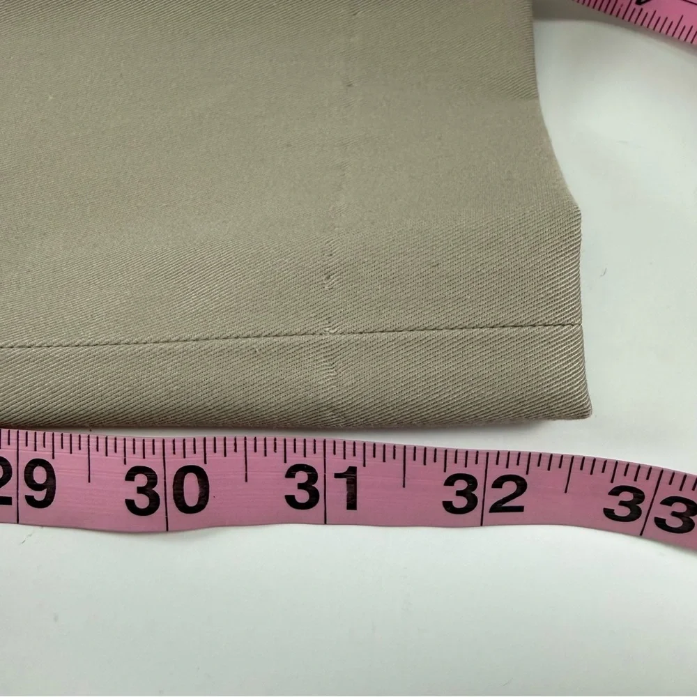 LL Bean Wrinkle Free Dress Chino Pants 36 x 32.5 Beige Khaki 262551 Classic NWT